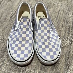 Purple Checkered Vans